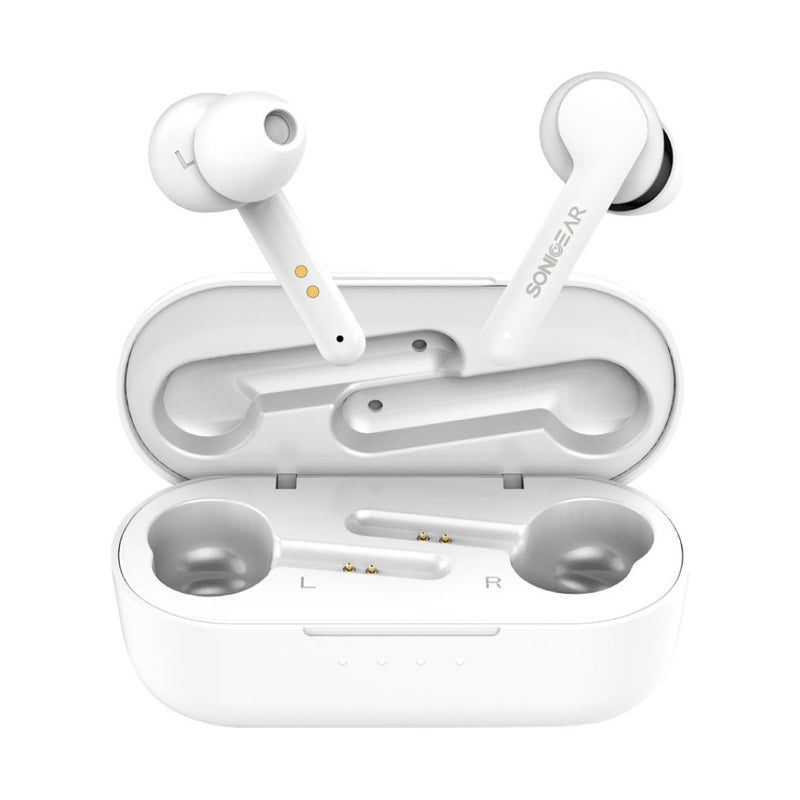 SonicGear Earpump TWS 5 Pro Bluetooth Earphones - White