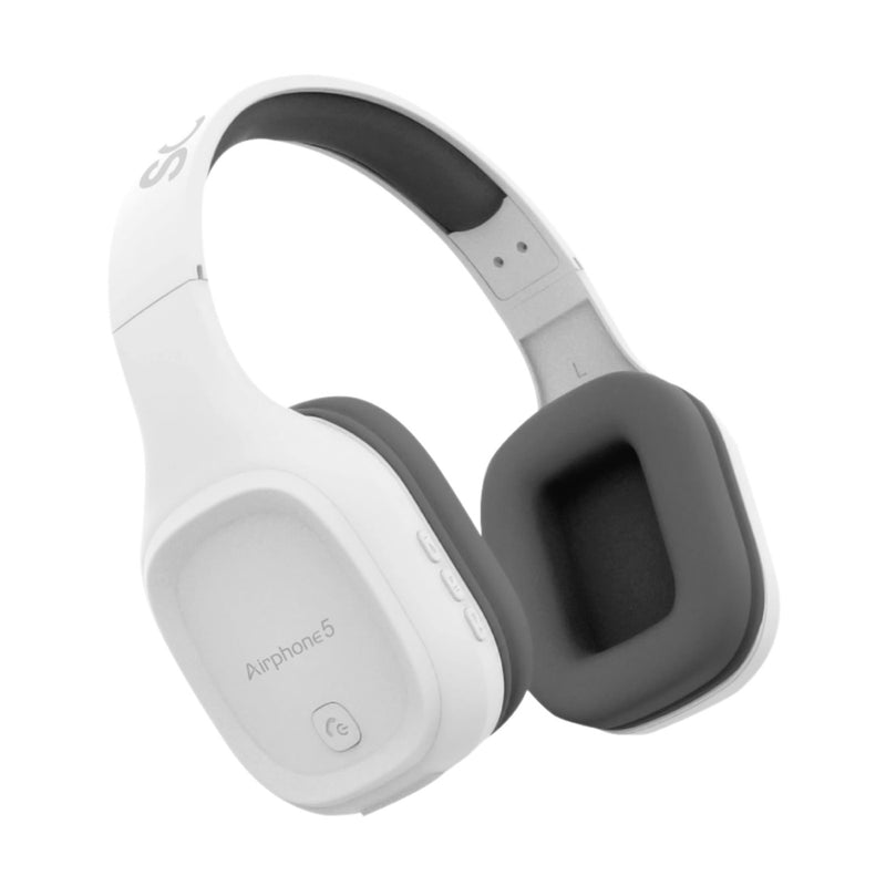 SonicGear Airphone 5 Bluetooth Headphones - White/Grey