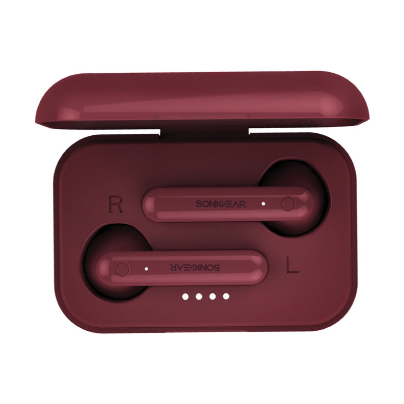 SonicGear Earpump TWS 3+ Bluetooth Earphones - Red