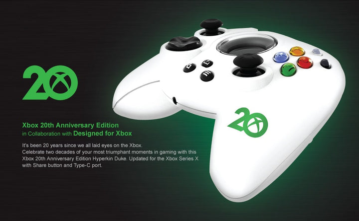 Hyperkin Xbox 20th Anniversary Limited Edition Duke Wired Xbox