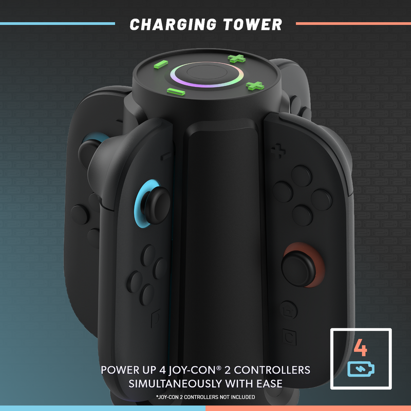 Hyperkin Power Beacon Joy-Con 2 Charging Tower for Nintendo Switch 2