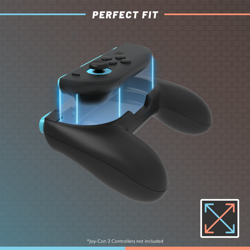 Hyperkin Pro Handle Attachment Set for Nintendo Switch 2 Joy-Cons (2 Pack)