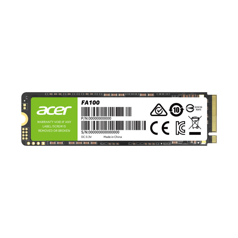 Acer FA100 M.2 PCIe NVMe 512GB Gen3 x 4 SSD – Kaira South Africa