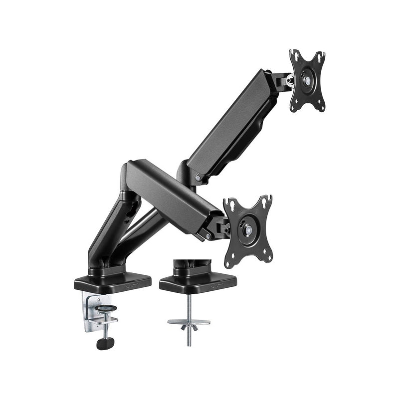 Goobay Double Monitor Mount with Gas Spring for monitors between 17" and 32"