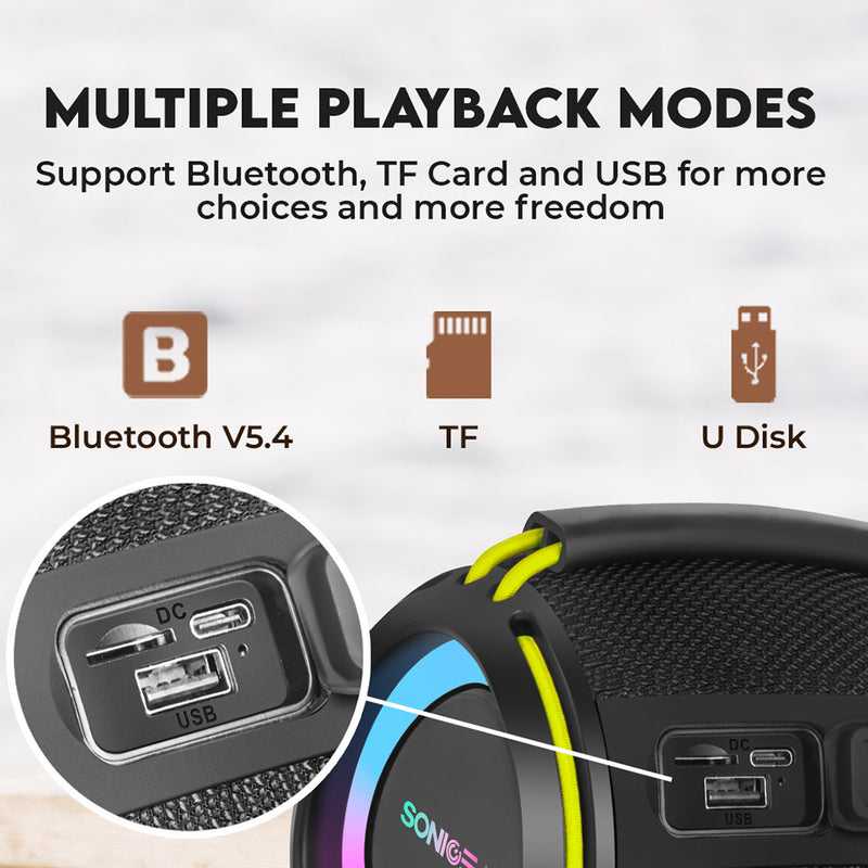 SonicGear SonicGo! Boom 2 Portable Bluetooth Speaker