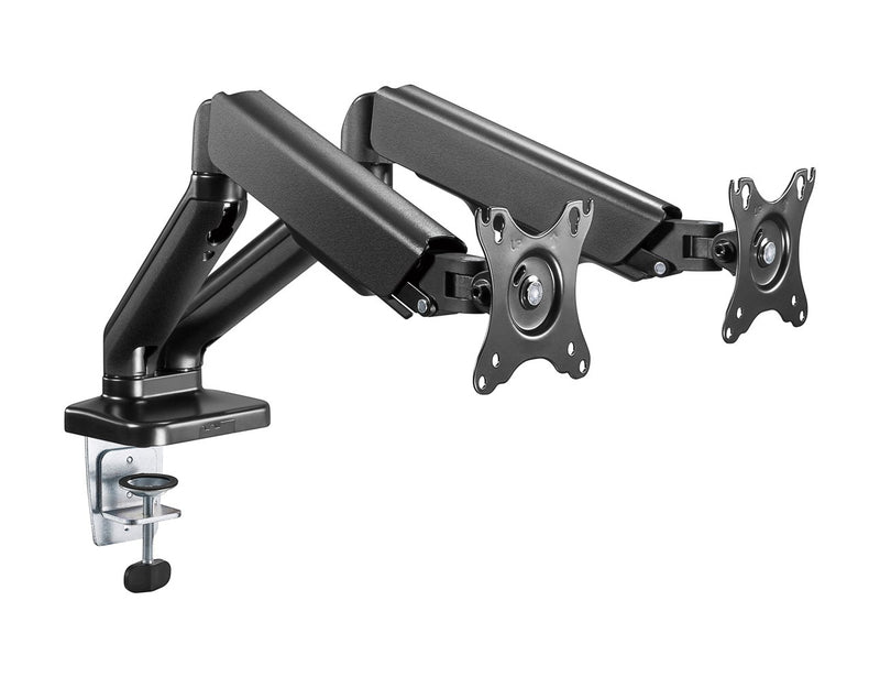 Goobay Double Monitor Mount with Gas Spring for monitors between 17" and 32"