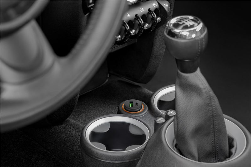 Goobay Dual-USB Fast USB-C PD 27W Car Charger