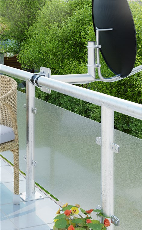 Goobay Aluminium Satellite Dish Wall Mount