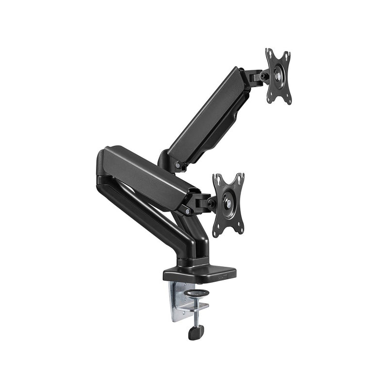 Goobay Double Monitor Mount with Gas Spring for monitors between 17" and 32"
