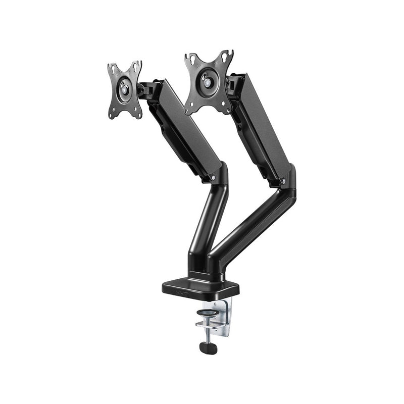 Goobay Double Monitor Mount with Gas Spring for monitors between 17" and 32"