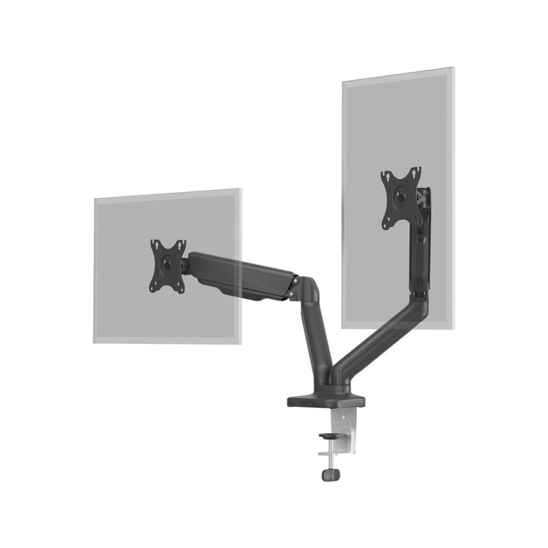 Goobay Double Monitor Mount with Gas Spring for monitors between 17" and 32"