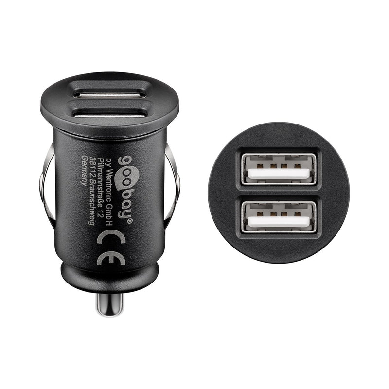 Goobay Dual-USB 12W Car Charger