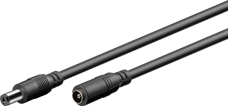 Goobay DC Extension Cable 5.5 x 2.1mm - Black