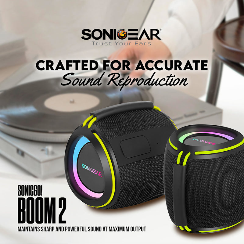 SonicGear SonicGo! Boom 2 Portable Bluetooth Speaker
