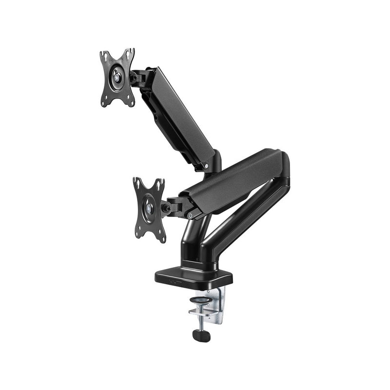 Goobay Double Monitor Mount with Gas Spring for monitors between 17" and 32"