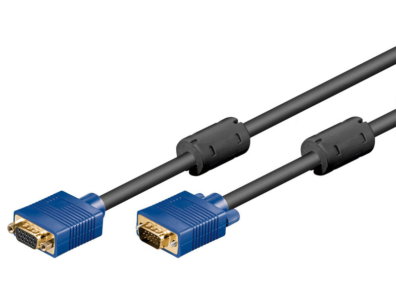 Goobay Full HD SVGA Monitor Extension 1.8m Gold-Plated Cable