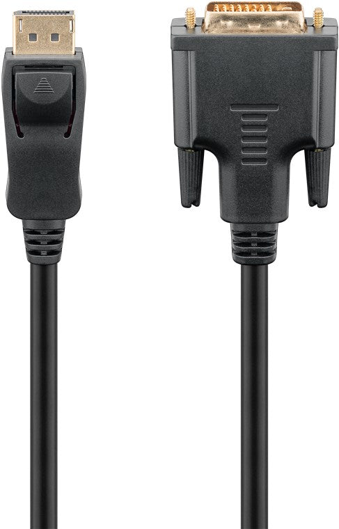 Goobay DisplayPort to DVI-D Adapter 2m Gold-Plated Cable