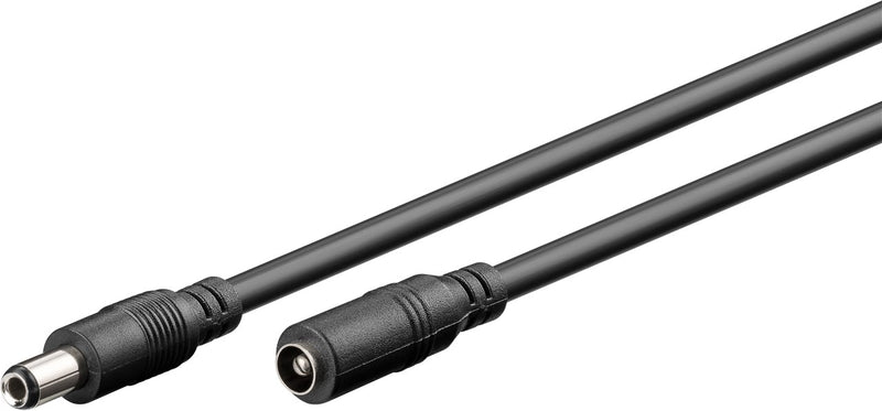 Goobay DC Extension Cable 5.5 x 2.5mm - Black