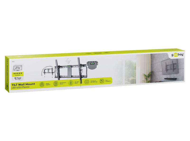 Goobay TV Wall Mount Pro TILT (L) for TVs from 37" to 70" up to 70 kg