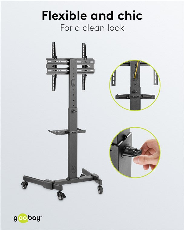 Goobay TV Presentation Stand Basic (Size L) for TVs or monitors between 37" and 70"