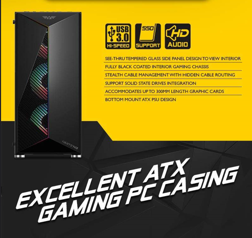 ARMAGGEDDON Nimitz N3 ATX Gaming Case
