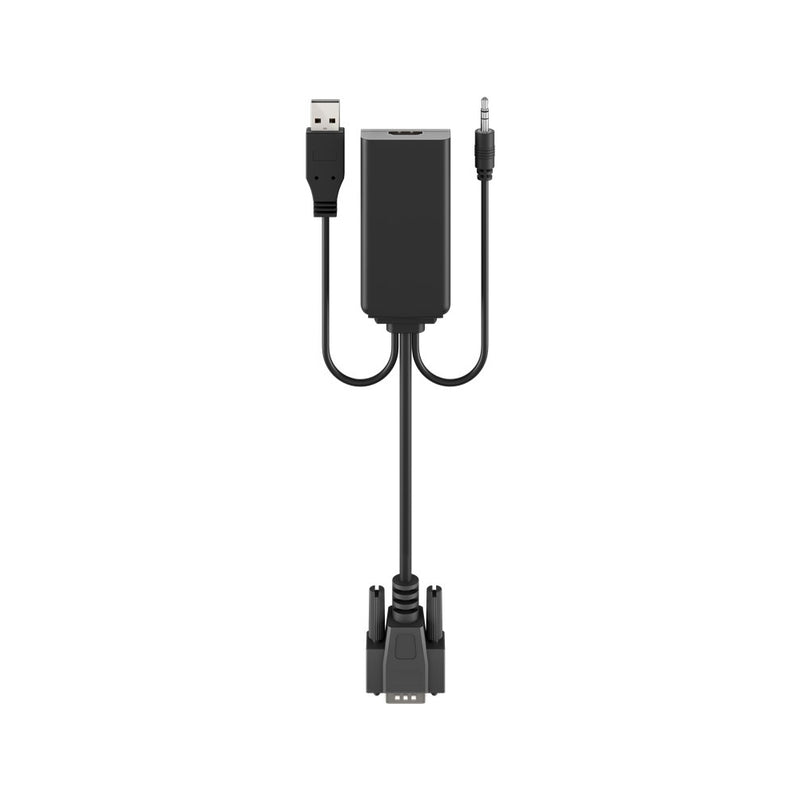 Goobay VGA to HDMI Converter with 3.5 mm Jack Audio