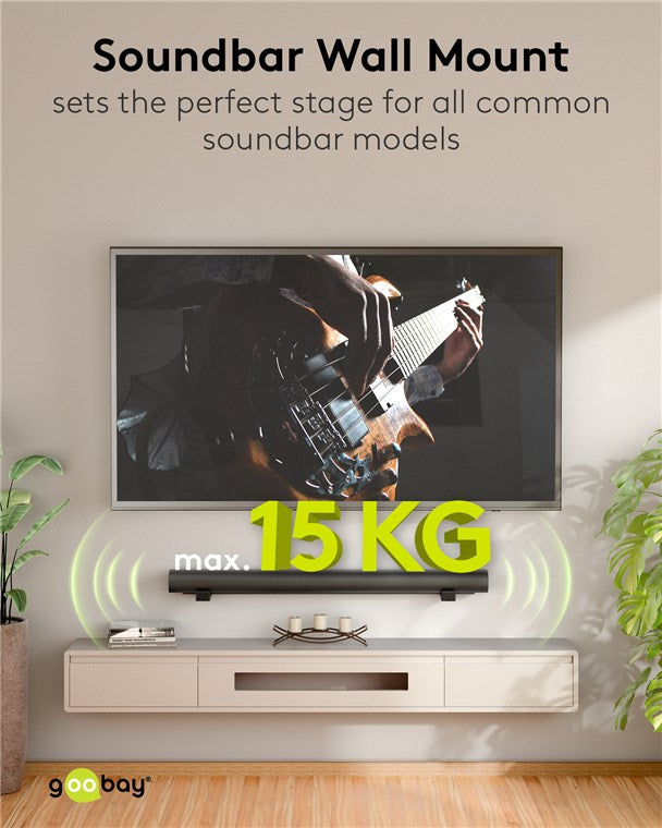 Goobay Universal Soundbar Wall Mount