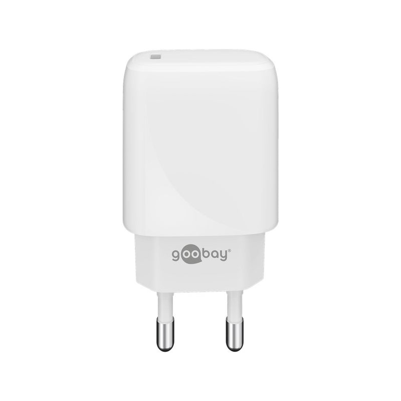 Goobay USB-C Power Delivery (PD) 20w Fast Charger - White