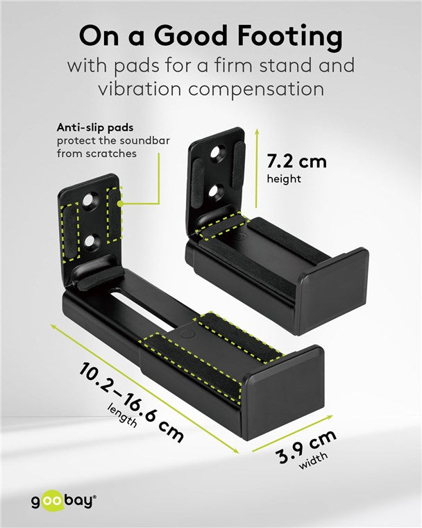 Goobay Universal Soundbar Wall Mount