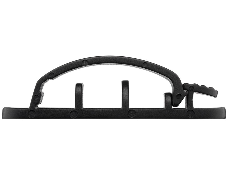 Goobay Cable Management Clip 3 Slots 3-Piece Set - Black