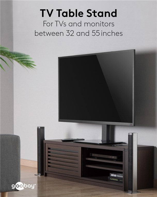 Goobay Tabletop TV Stand Basic Fix TVs and monitors between 32" and 55"