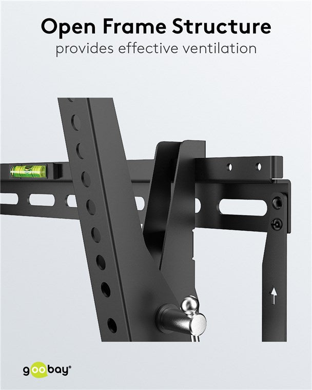 Goobay TV wall mount Pro TILT (XL) for TVs from 43 to 100" tiltable up to 70 kg