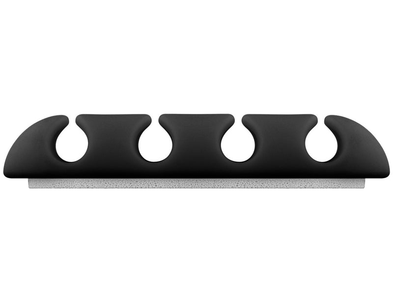 Goobay Cable Management 4 Slots 2-Piece Set - Black