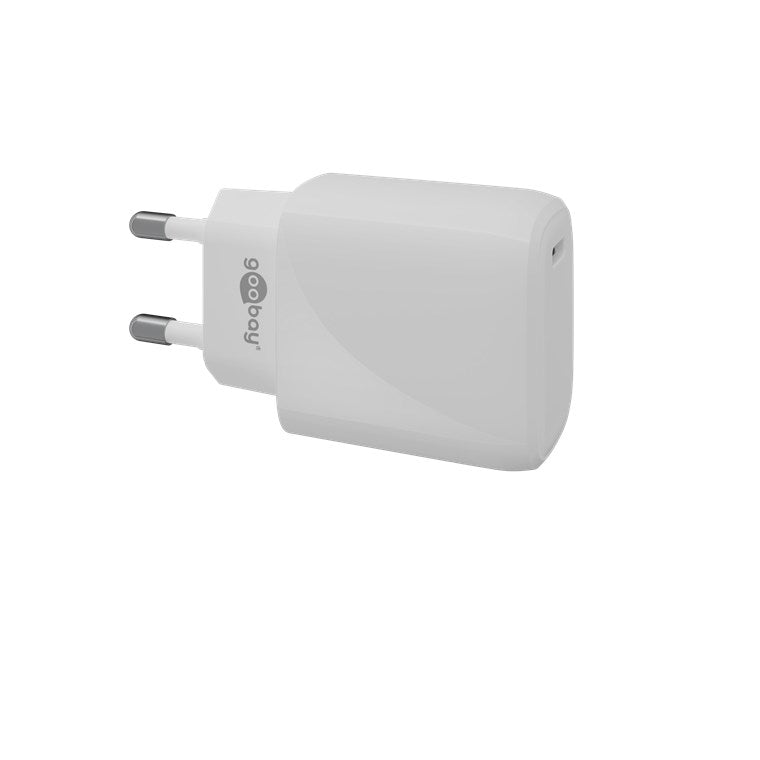 Goobay USB-C Power Delivery (PD) 20w Fast Charger - White