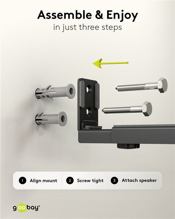 Goobay Universal Soundbar Wall Mount