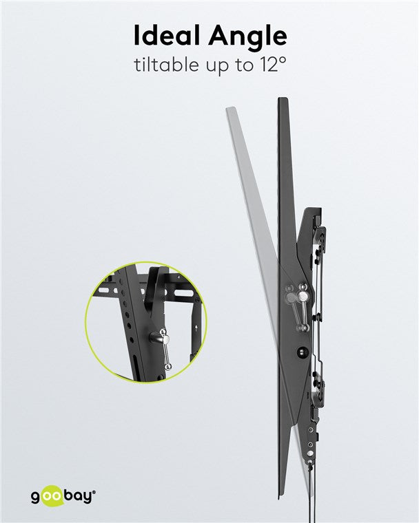 Goobay TV wall mount Pro TILT (XL) for TVs from 43 to 100" tiltable up to 70 kg