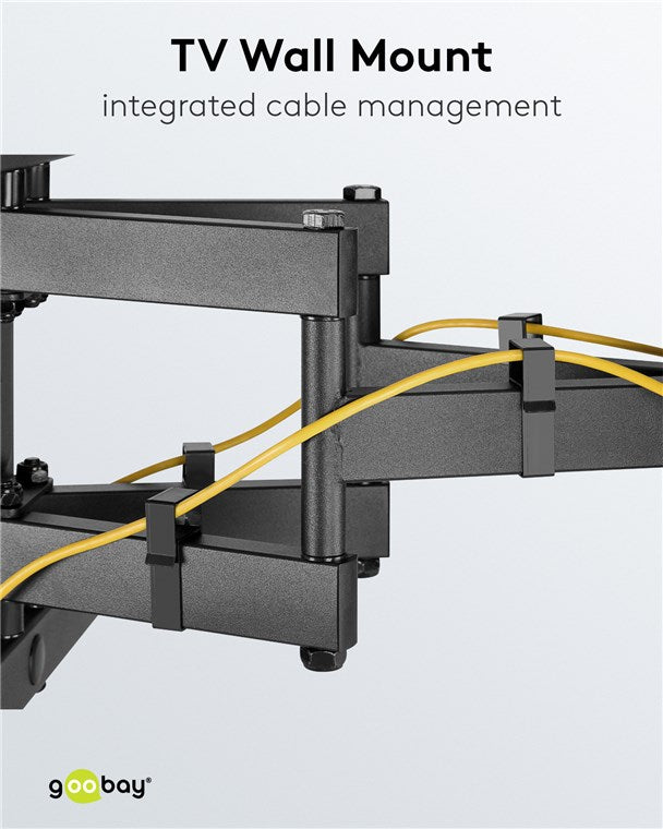 Goobay TV wall mount Pro FULLMOTION (L) for TVs from 37" to 70" up to 60kg