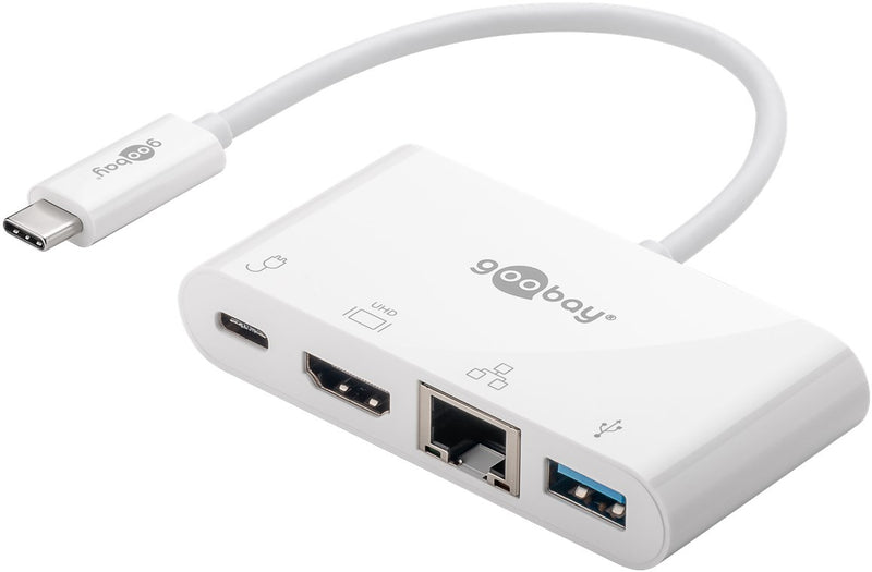 GOOBAY USB-C Multiport Adapter (HDMI + Ethernet PD)