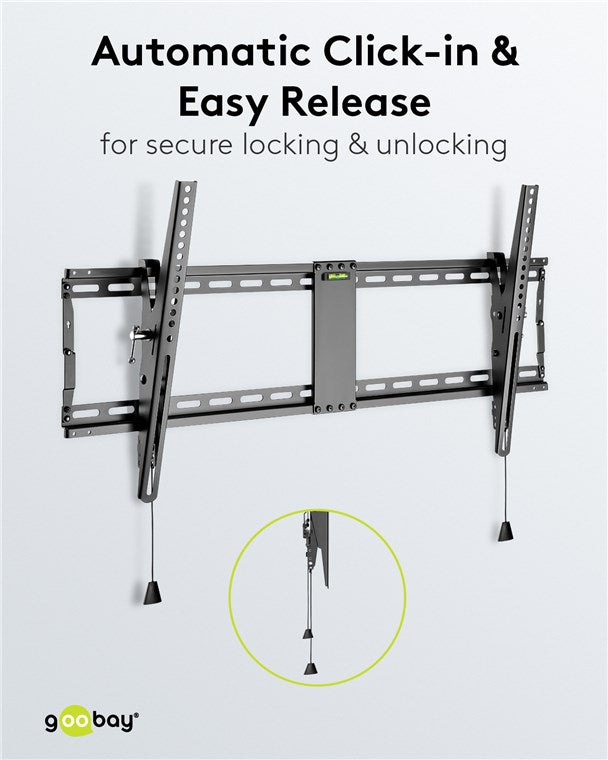Goobay TV wall mount Pro TILT (XL) for TVs from 43 to 100" tiltable up to 70 kg