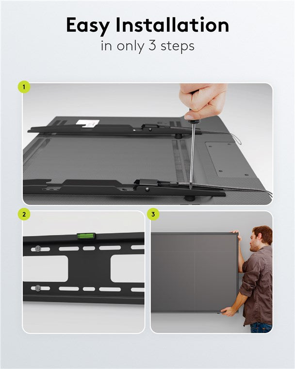 Goobay TV Wall Mount Pro FIXED (L) for TV Sets from 37" to 70" up to 50 kg