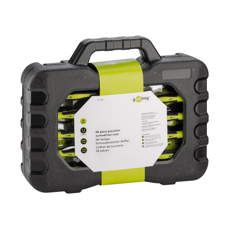 Goobay 58-Piece Precision Screwdriver Case