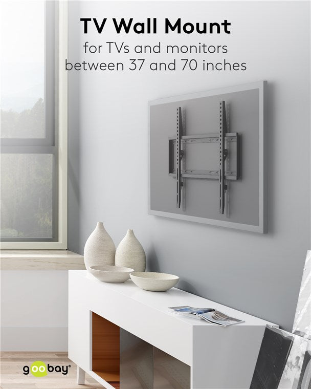 Goobay TV Wall Mount Basic FIXED (M) for TVs from 32" to 55"