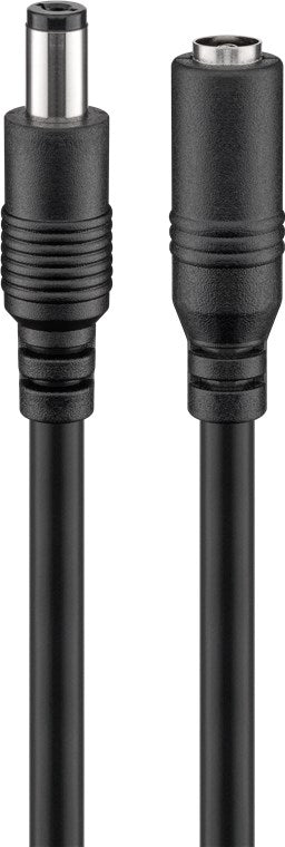 Goobay DC Extension Cable 5.5 x 2.5mm - Black