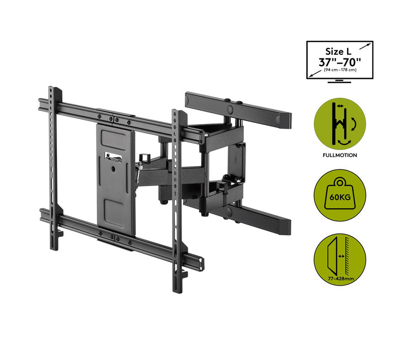 Goobay TV wall mount Pro FULLMOTION (L) for TVs from 37" to 70" up to 60kg