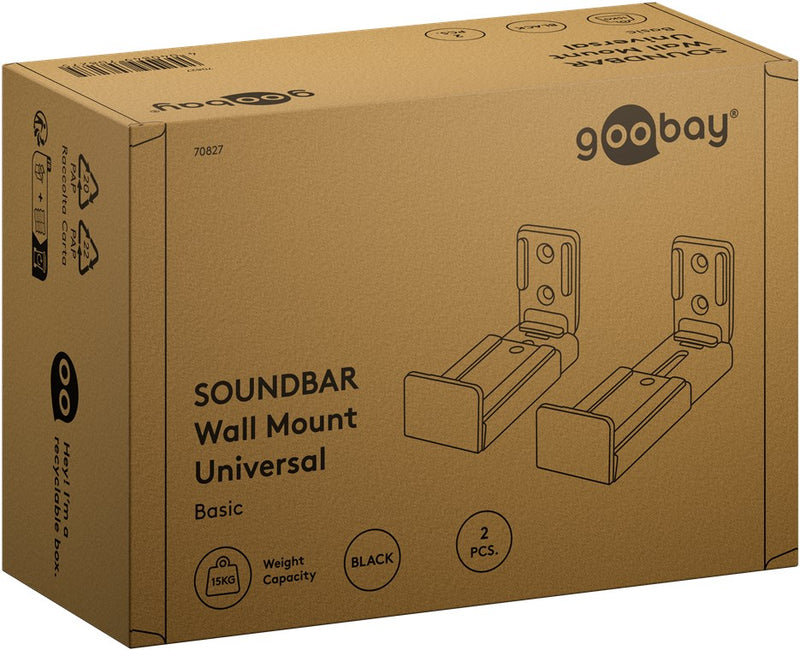 Goobay Universal Soundbar Wall Mount