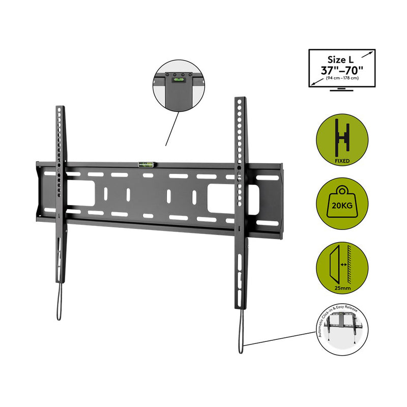 Goobay TV Wall Mount Pro FIXED (L) for TV Sets from 37" to 70" up to 50 kg