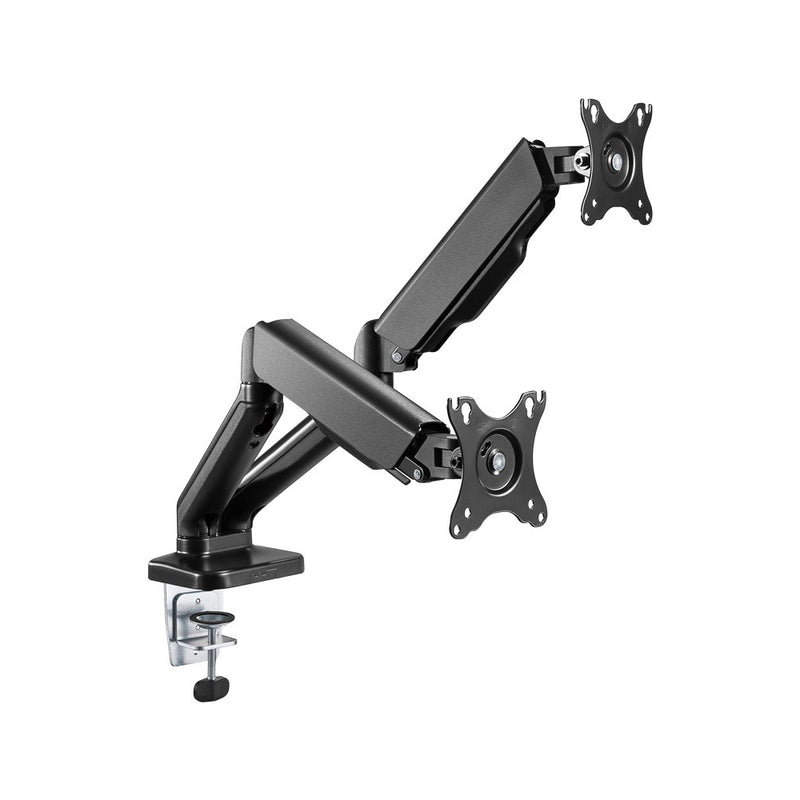 Goobay Double Monitor Mount with Gas Spring for monitors between 17" and 32"