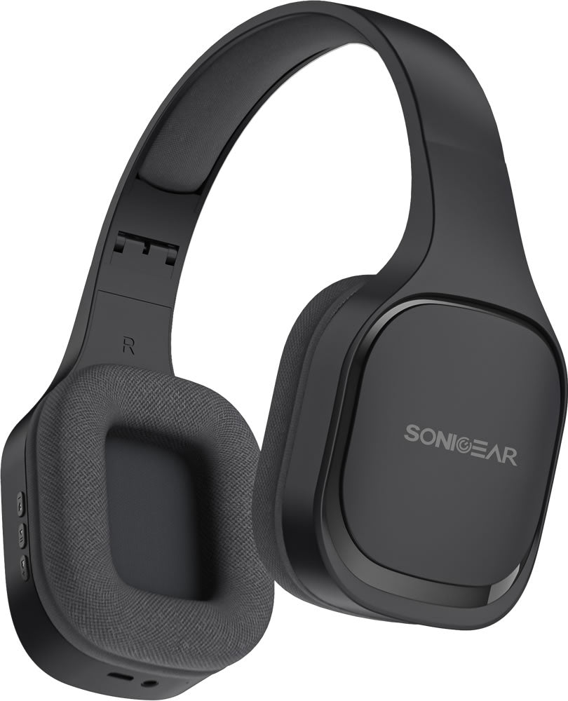 SonicGear Airphone 7 wireless headphones in Graphite