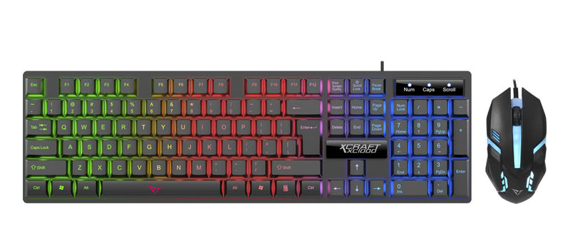 Alcatroz X-Craft XC 1000 Gaming USB Wired Keyboard and Mouse