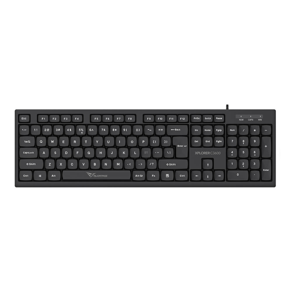 Alcatroz Xplorer C3600 Wired Keyboard and Mouse Combo – Kaira